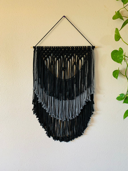 Black and Grey Wall Hanging