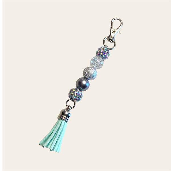 Silver and Mint Dangle