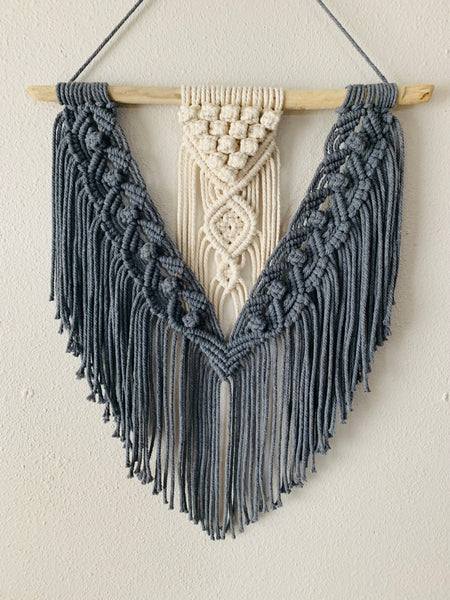 Grey and Natural Wall Hanging